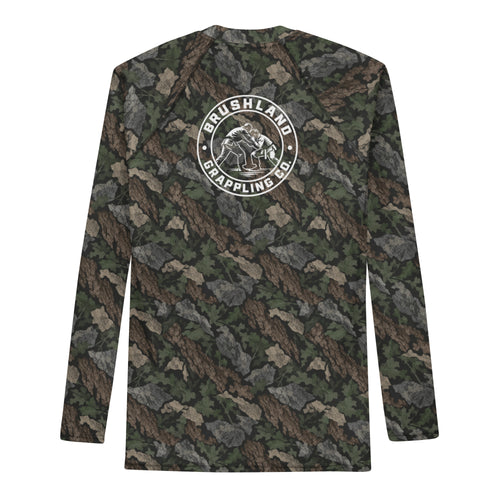 Appalachian Timber camo long-sleeve BJJ rash guard