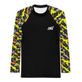 Hazard Splash camo long-sleeve BJJ rash guard