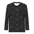 Midnight Hunt camo long-sleeve BJJ rash guard