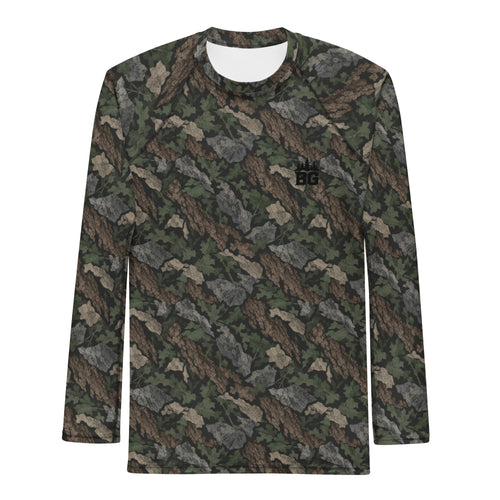 Appalachian Timber camo long-sleeve BJJ rash guard