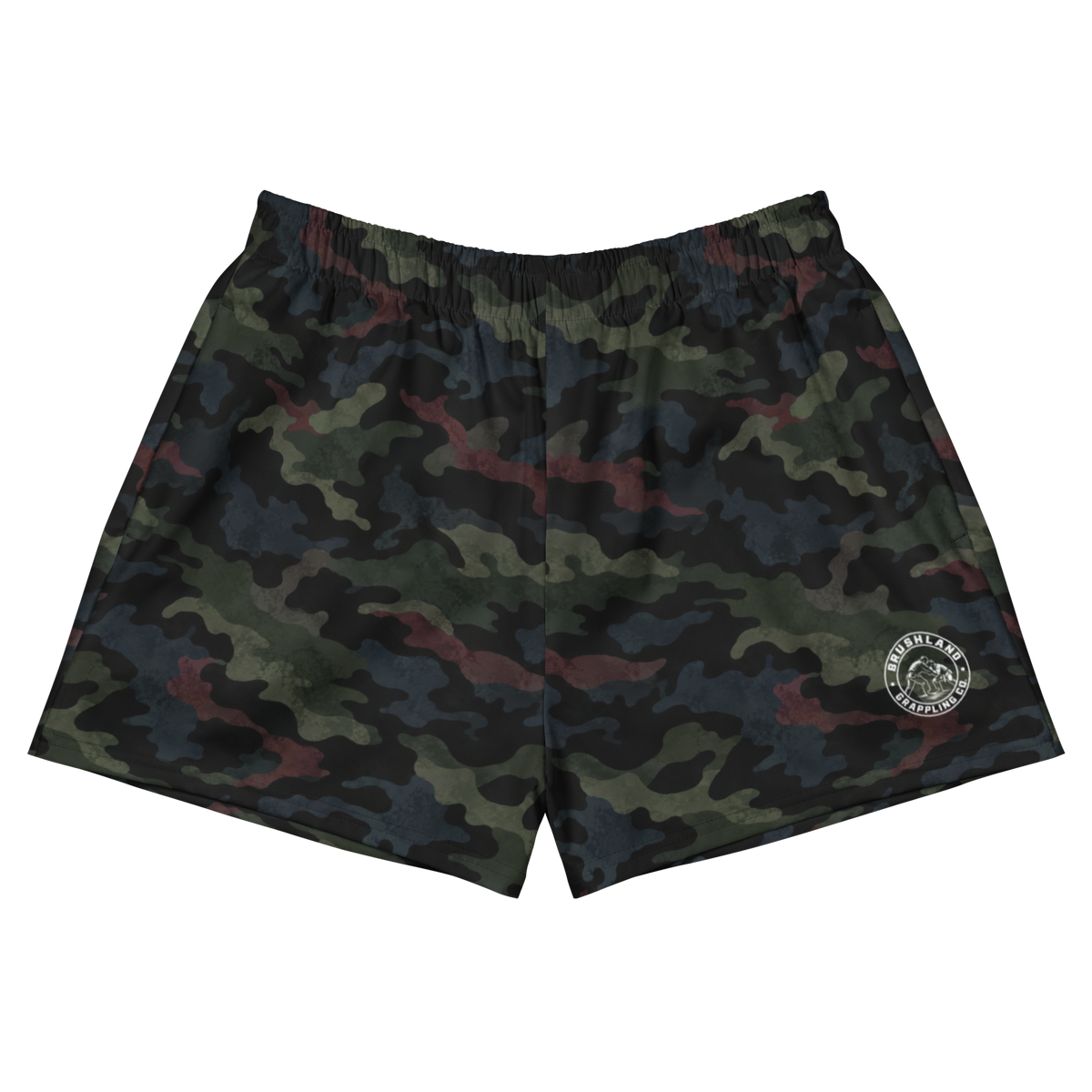 Midnight Hunt camo no-gi training shorts