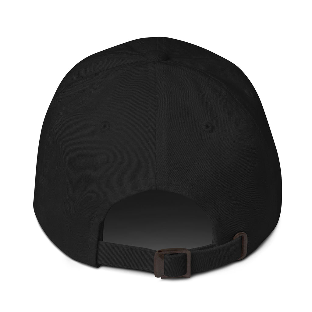 Brushland dad hat in black and green camo