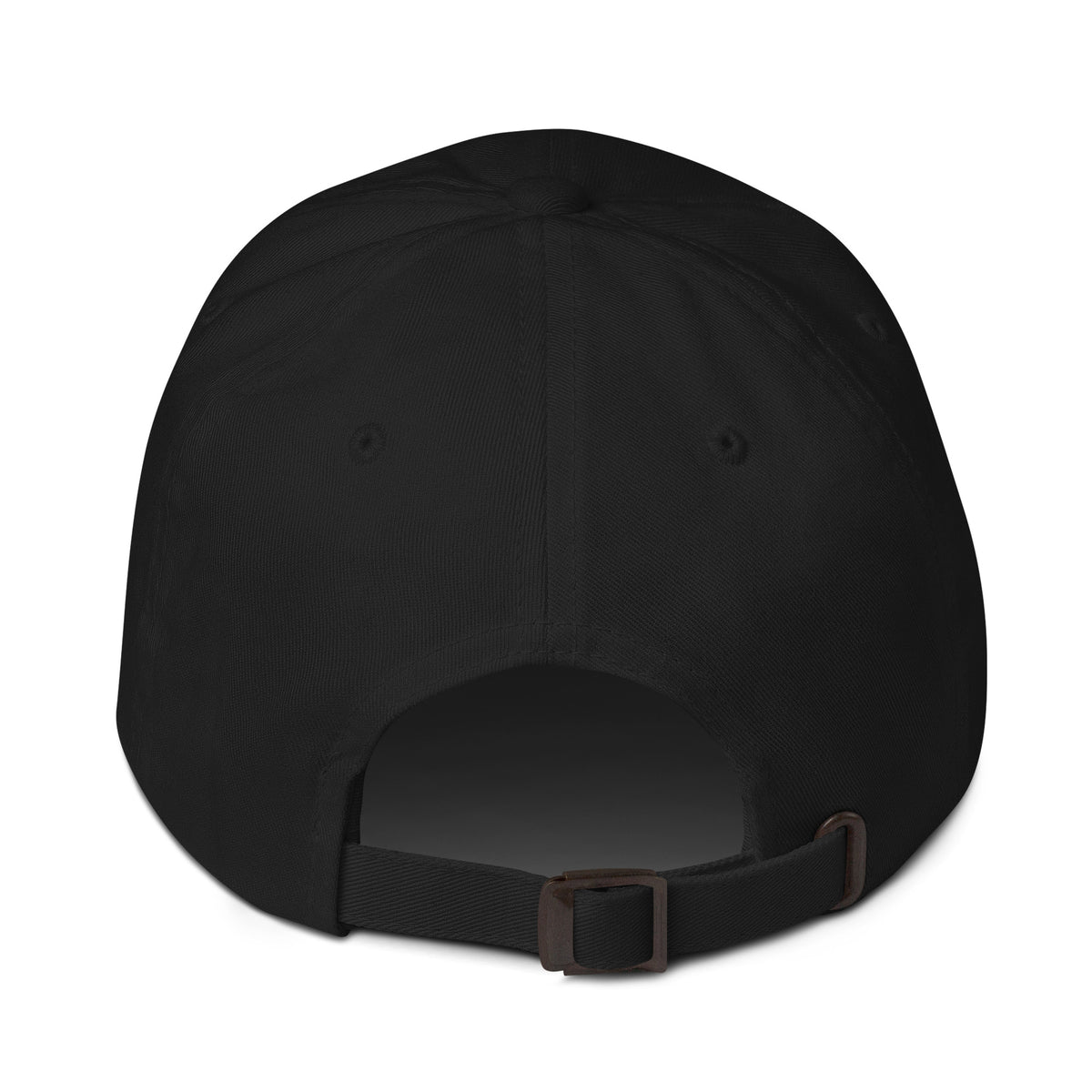 Brushland dad hat in black and green camo