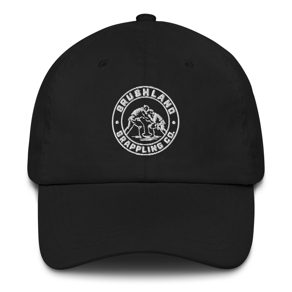 Brushland Dad Hat | Black & Green Camo