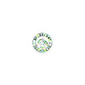 Brushland Neon Topo die-cut sticker