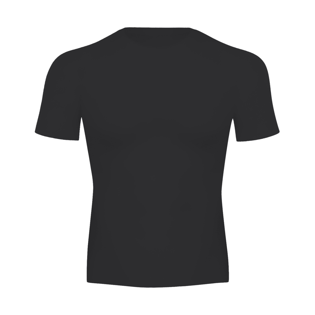 Black Brushland short-sleeve performance training shirt