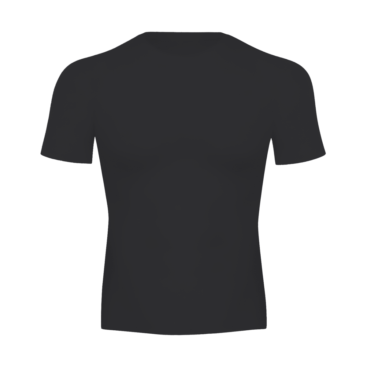 Black Brushland short-sleeve performance training shirt